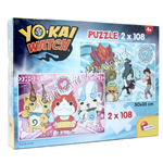 Puzzle 2x108 Yokai Watch Yo-Kai Are Reali Lisciani