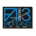 Album F3 Nero 24x33 Fabriano