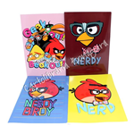 Quad. Maxi Rig. 1 Rigo Senza Margini Per 4-5 elementare medie e superiori Angry Birds Nerdy